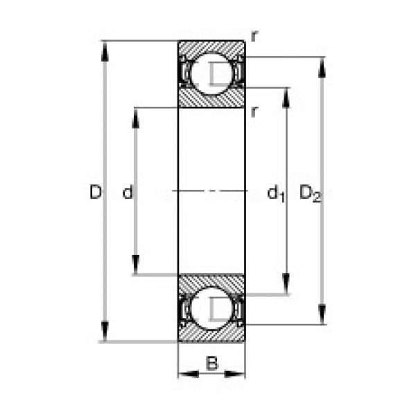 Bearing 634-2RSR FAG #1 image