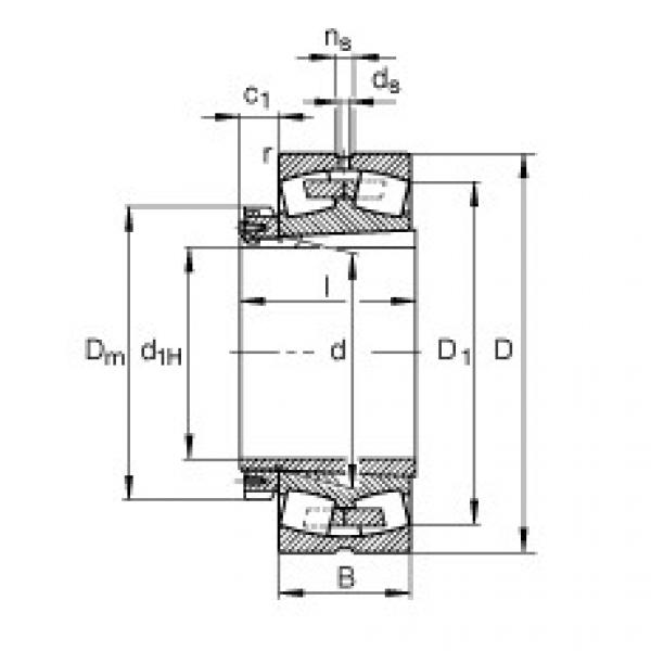 Bearing 239/630-B-K-MB + H39/630-HG FAG #1 image