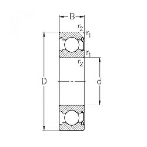 Bearing 634-Z NKE #1 image