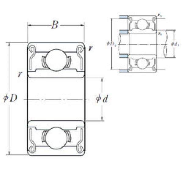 Bearing 635 ZZ1 NSK #1 image