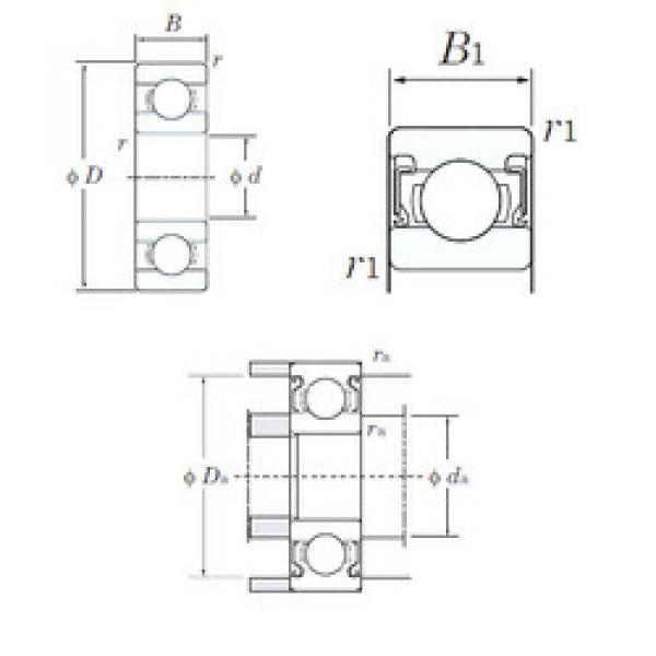 Bearing 635-2RS KOYO #1 image