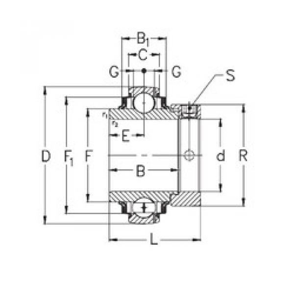 Bearing GNE50-KRRB NKE #1 image