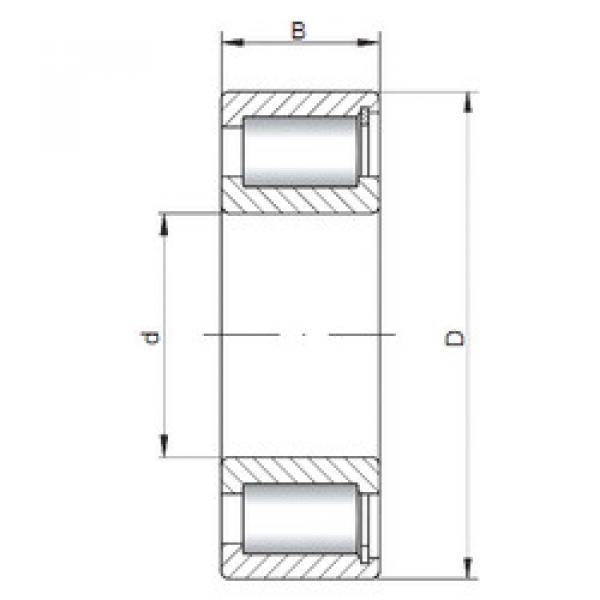 Bearing NCF2212 V ISO #1 image