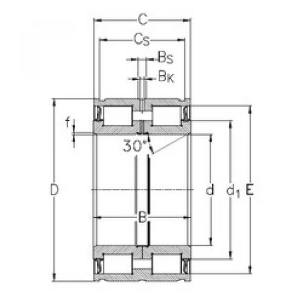 Bearing NNF5014-2LS-V NKE #1 image