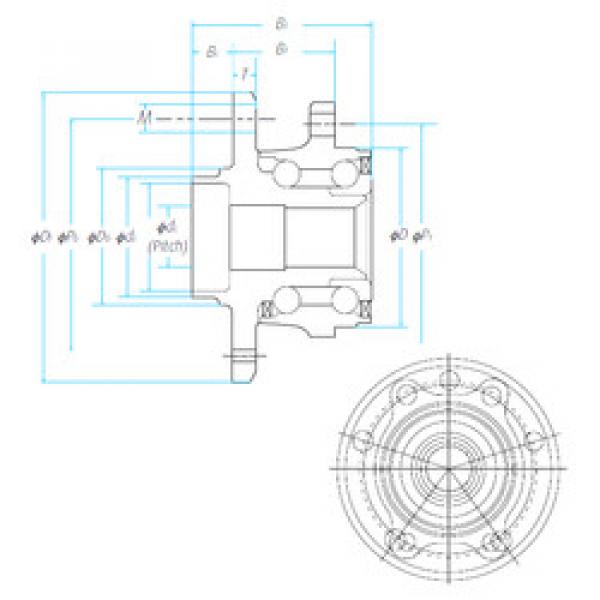 Bearing ZA-62BWKH01A1-Y-01 E NSK #1 image