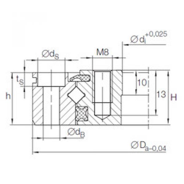 Bearing XU 05 0077 INA #1 image