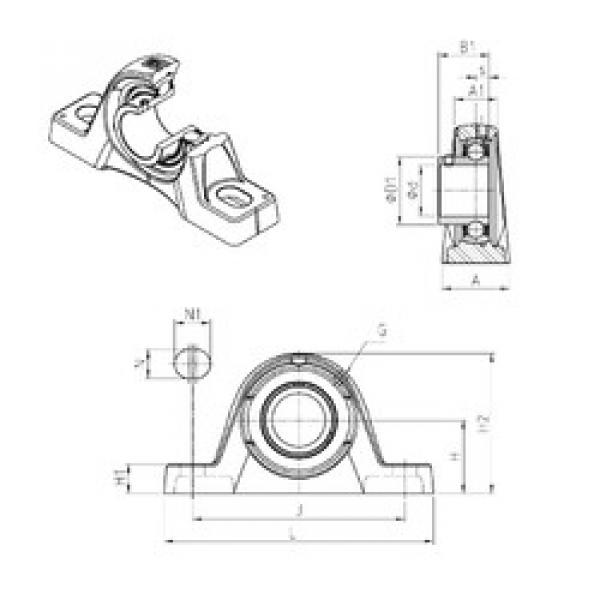 Bearing USPLE209 SNR #5 image